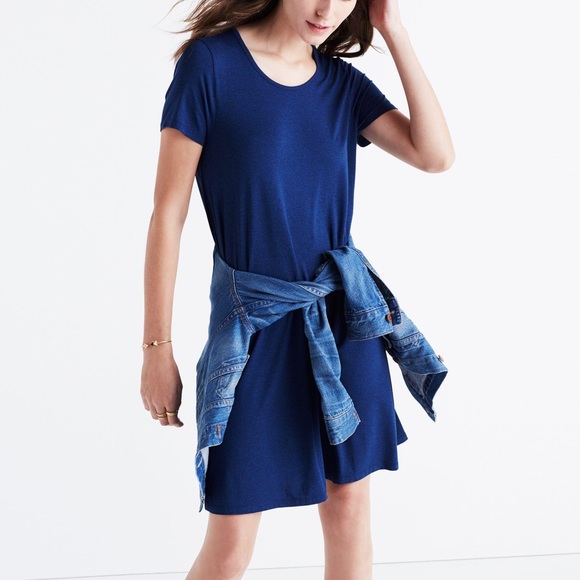 Madewell Dresses & Skirts - Madewell Blue Swingy Tee Dress